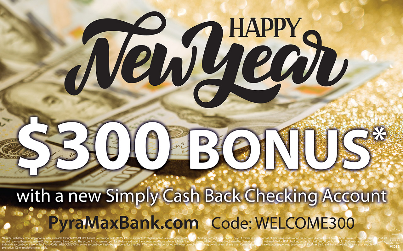 Simply Cash Back Checking Account PyraMax Bank