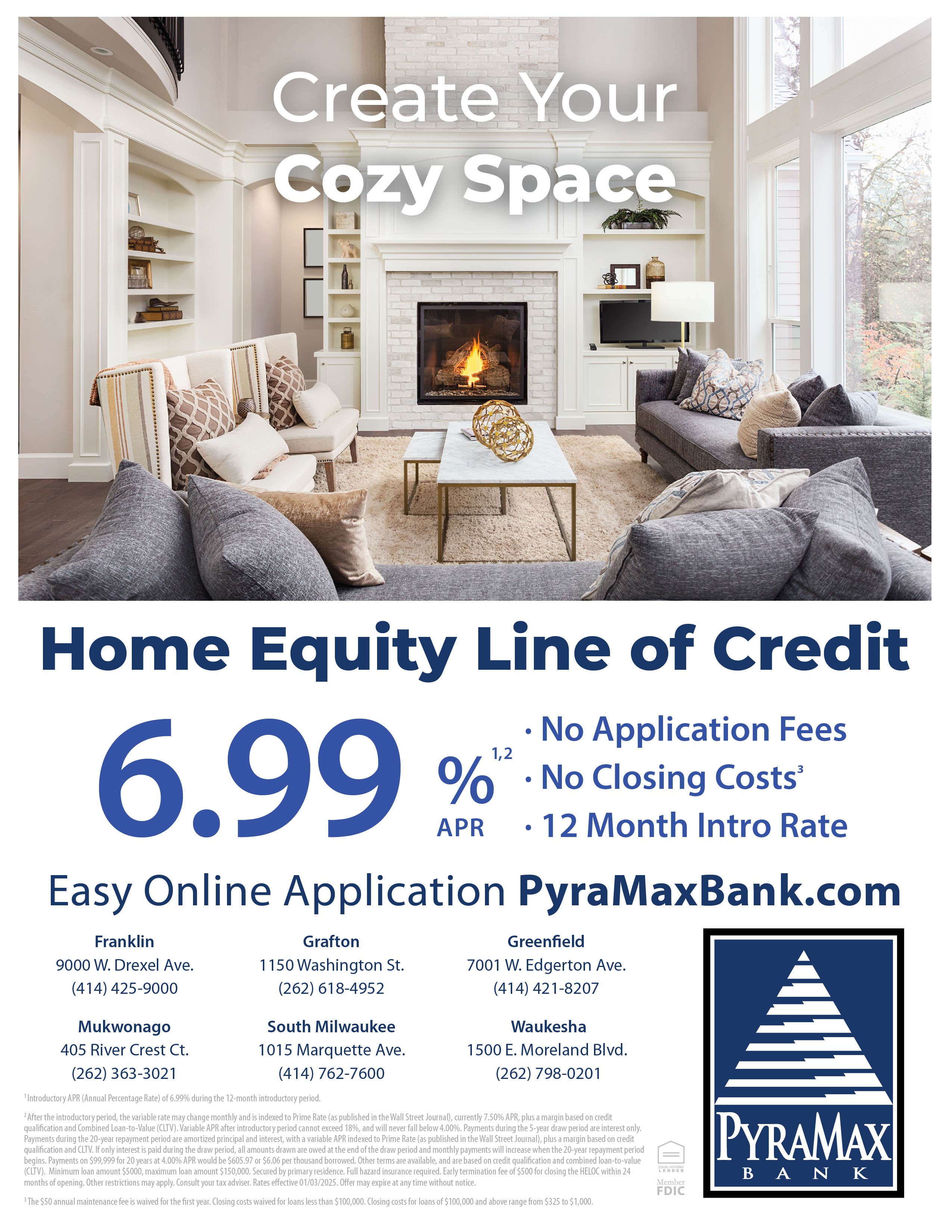 Home of Equity Line of Credit 6.99% APR